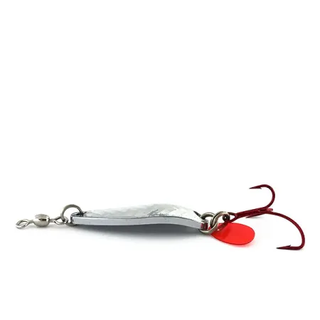 Ondulante Luhr Jensen Krocodile, Nickel/Ologramma, 9g, Ancoretta rossa, #9059