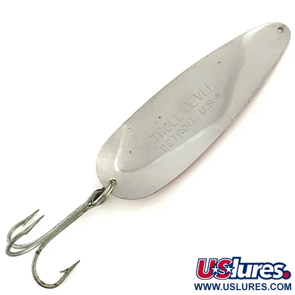 Eppinger Dardevle Trolldevle Ondulante, Rosso/Bianco/Nickel, 40g, #9063