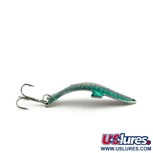 Ondulante Acme Phoebe, Nickel / Green, 7g, Effetto 3D, #9068