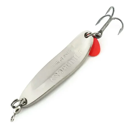 Luhr Jensen Krocodile Die #3 Ondulante, Nickel/Ologramma, 14g, #9075