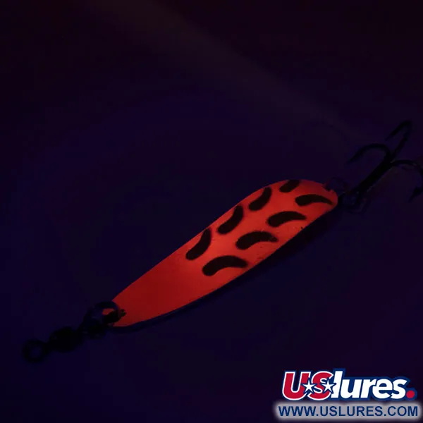 Luhr Jensen Krocodile Die #4 UV Cucchiaino, Rosa/Giallo/Ottone, 14g, #9080