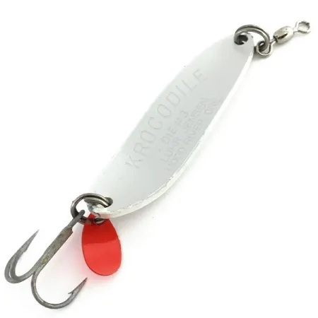 Luhr Jensen Krocodile Die #3 Ondulante, Bianco Perla, 14g, #9082