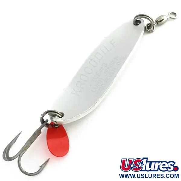 Luhr Jensen Krocodile Die #3 Ondulante, Bianco Perla, 14g, #9082