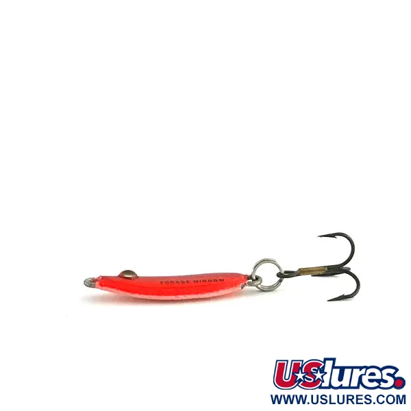 Northland Forage Minnow Jigging Spoon, Rosso / Rosa, 3g, Glow, #9083