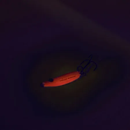 Northland Forage Minnow Jigging Spoon, Rosso / Rosa, 3g, Glow, #9083