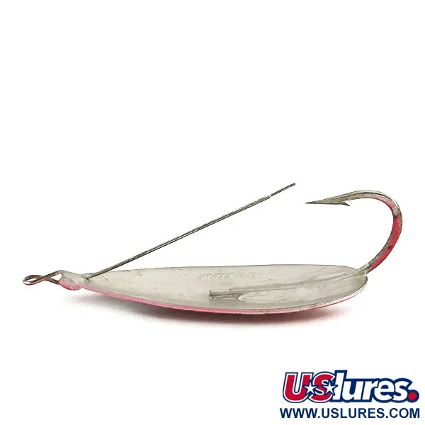 Johnson Weedless Silver Minnow Ondulante, Rosso/Bianco/Argento, 12g, #9089
