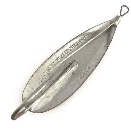 Johnson Weedless Silver Minnow Ondulante, Rosso/Bianco/Argento, 12g, #9089