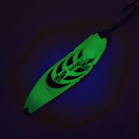 Mepps Syclops 3 Ondulante, Chartr./Arg., 26g, luminescente, #9090