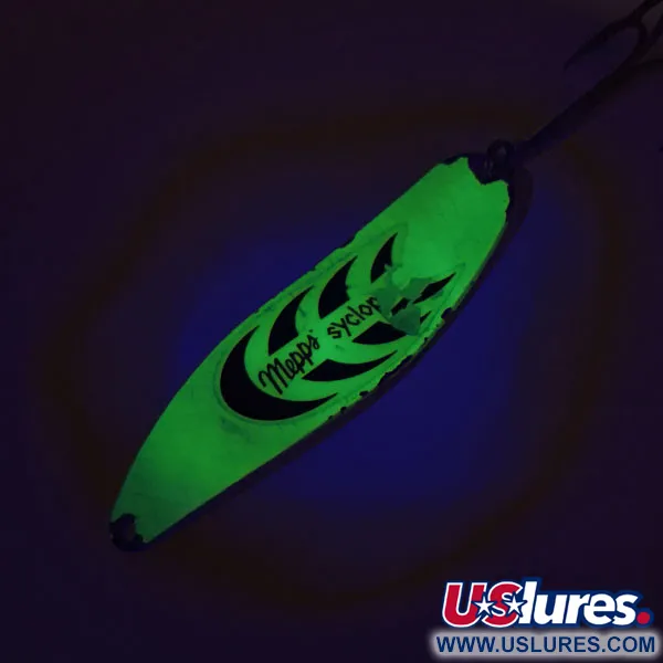 Mepps Syclops 3 Ondulante, Chartr./Arg., 26g, luminescente, #9090