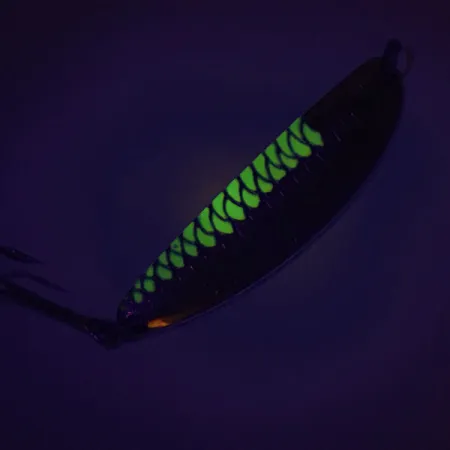 Ondulante Acme Side-winder, Nichel/Verde, 14g, UV-reactive, #9097