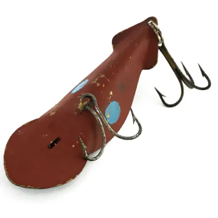 Buck Perry Spoonplug, 10g, Nero e Rosso, Esca Ondulante #9100