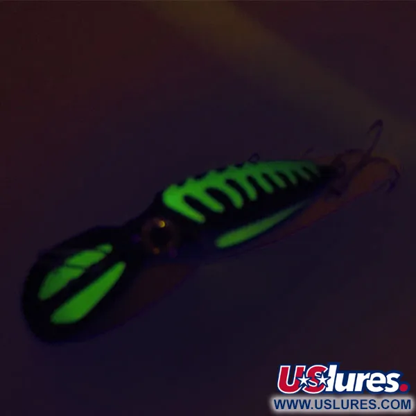 The Producers Willy's Worm UV Artificiale, Nero/Verde, 8g, UV, #9129
