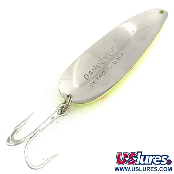 Eppinger Dardevle UV Ondulante, Giallo/Rosso/Nickel, 28g, UV, #9163