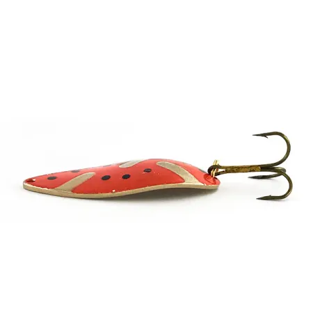 Seneca Little Cleo (Hula Girl) Ondulante, Rosso / Oro, 21g, Vintage, #9173