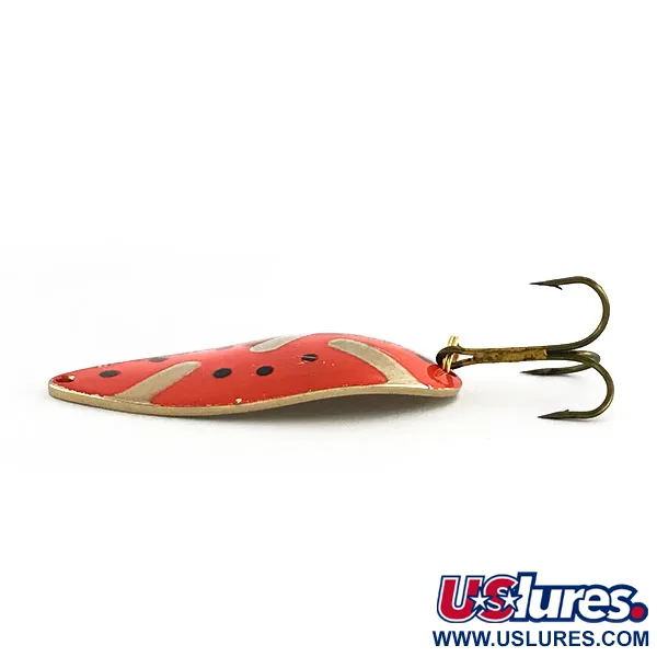 Seneca Little Cleo (Hula Girl) Ondulante, Rosso / Oro, 21g, Vintage, #9173