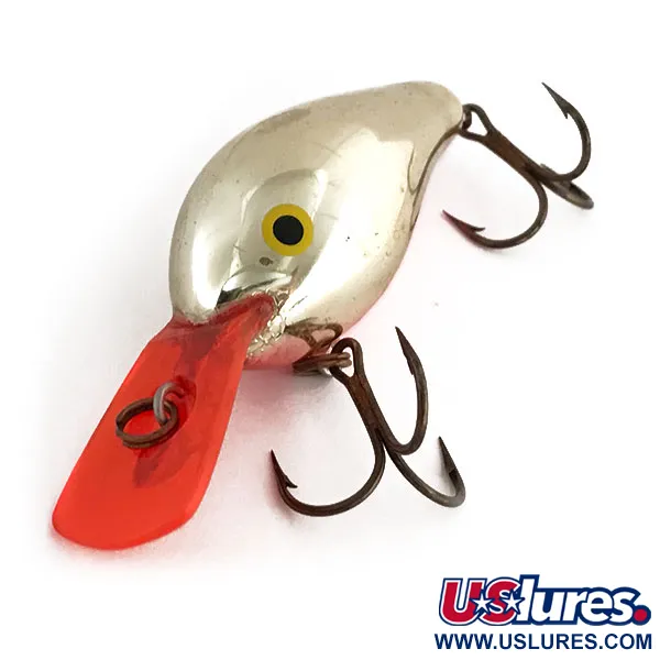 Rapala Fat Rap Crankbait, Argento, 11g, Paletta rossa, #9182