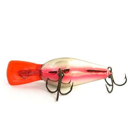 Rapala Fat Rap Crankbait, Argento, 11g, Paletta rossa, #9182