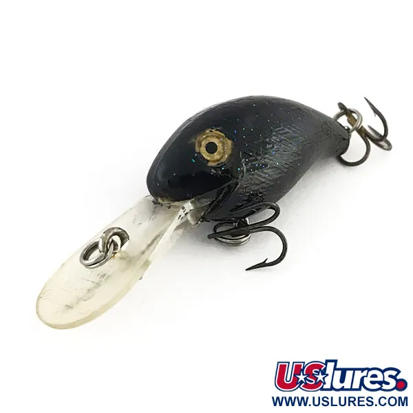 Rebel Deep Teeny R Crankbait Profondità, Nero, 7g, Paletta, #9185
