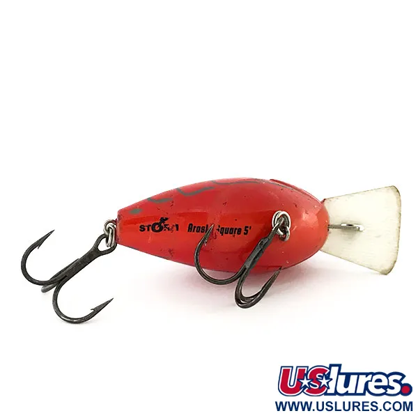 Storm Arashi Silent Square 5 Crankbait, Red Craw, 18g, Silenzioso, #9191