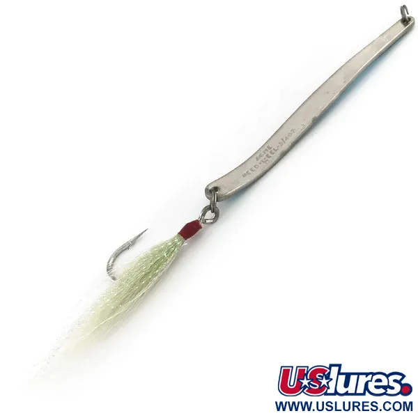 Acme Need-L-EEL Ondulante, Nichel / Blu, 21g, Amo guarnito, #9228