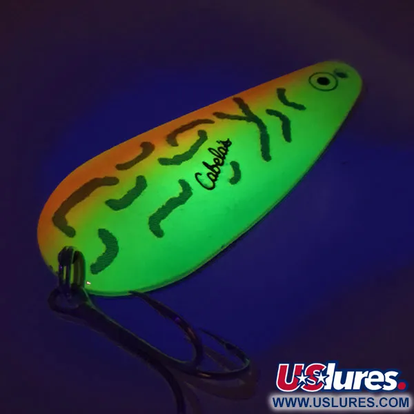 Cabela's UV Ondulante, Fire Tiger, 19g, reattivo UV, #9266