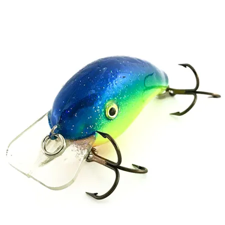 Strike King KVD 1.5 Hard Knock Crankbait, Chart/Glitter Blu, 10g, #9280