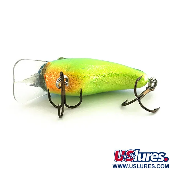 Strike King KVD 1.5 Hard Knock Crankbait, Chart/Glitter Blu, 10g, #9280