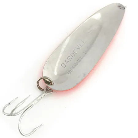 Eppinger Dardevle UV Ondulante, Arancio Rosso/Nero/Nickel, 28g, #9289