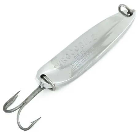 Luhr Jensen Krocodile Die #5 Ondulante, Nichel, 64g, Lancio, #9291