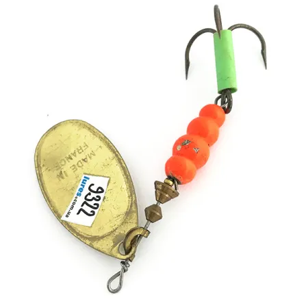 Mepps Aglia 5 UV Cucchiaino, Oro, 14g, Reattivo UV, #9322