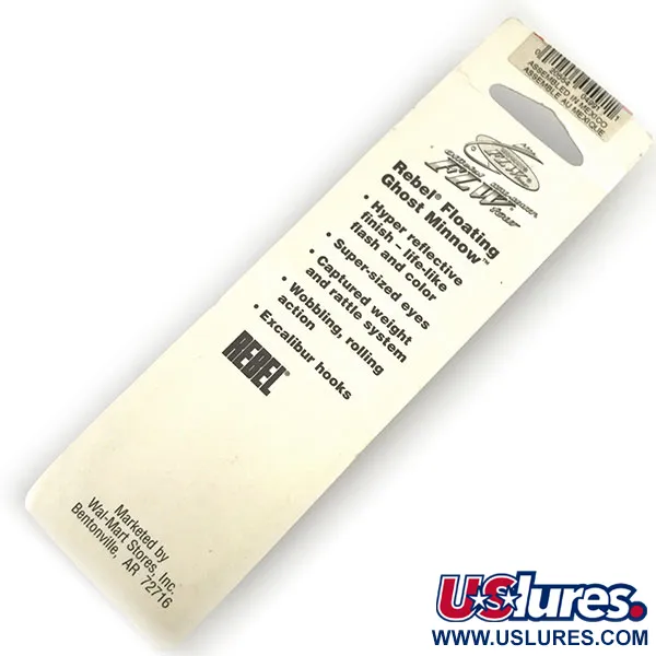 Rebel Floating Ghost Minnow Minnow, Trota, 7g, Rattle, #9301