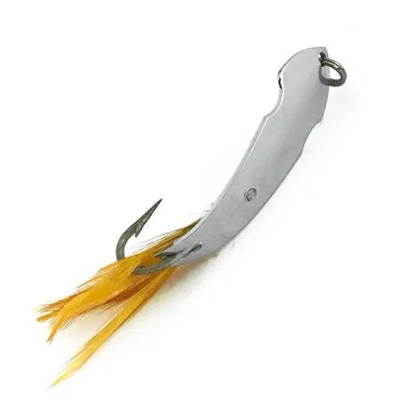 Tony Accetta Pet Spoon 13 Ondulante, Nickel, 5g, Coda Piumata, #9321