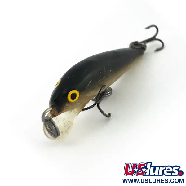 Rapala Original Floater F5, 2.5g Oro e Nero, Minnow Galleggiante #9338