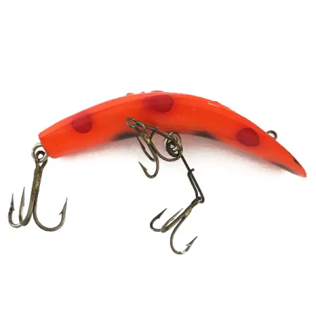 Yakima Bait FlatFish X5 Artificiale, Rosso/Nero, 7g, Banana, #9339