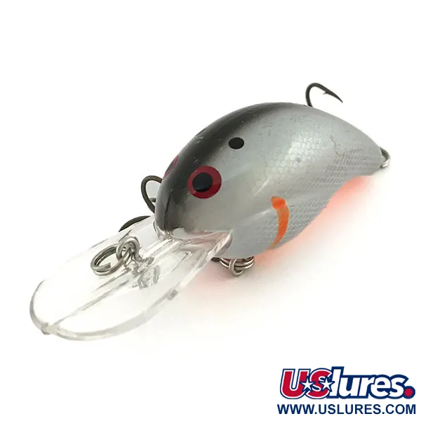 Bandit 200 Crankbait Deep Diver, Argento-Arancio, 8,5g, Rattle, #9351
