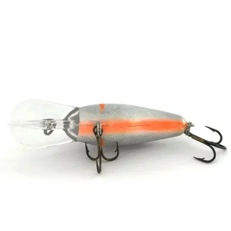 Bandit 200 Crankbait Deep Diver, Argento-Arancio, 8,5g, Rattle, #9351