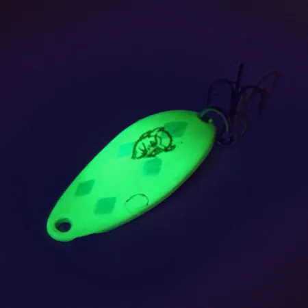 Eppinger Dardevle Devle Dog 5200 Ondulante, Nickel/Chartreuse, 7g, #9384