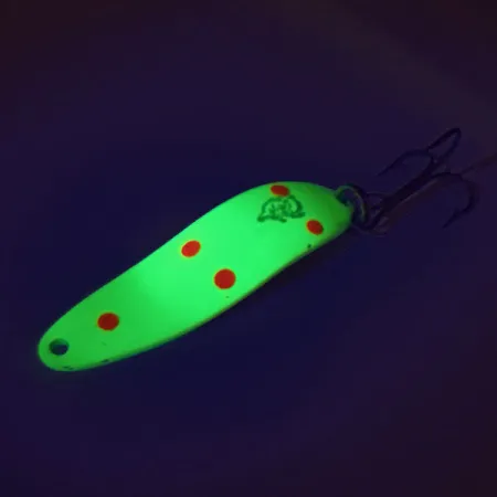 Eppinger Dardevle Cop-E-Cat 7300 UV Ondulante, Chartreuse/Rosso, 10g, #9386