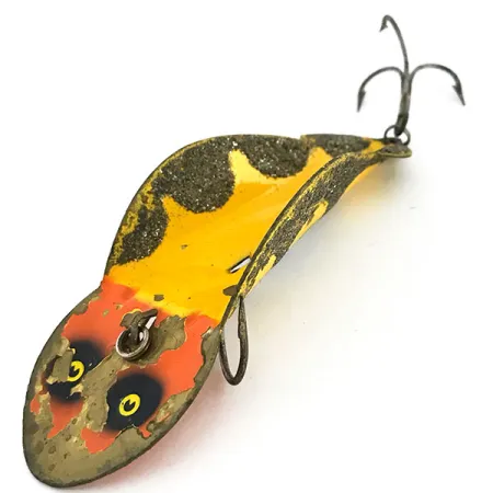 Buck Perry Spoonplug Ondulante, Giallo/Ottone/Rosso, 21g, #9390