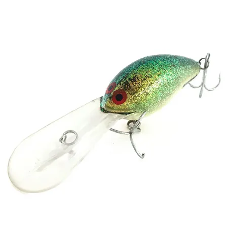 Norman DD22 HD Crankbait, Bianco/Scaglie verdi, 28g, Suspending, #9395