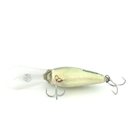 Norman DD22 HD Crankbait, Bianco/Scaglie verdi, 28g, Suspending, #9395