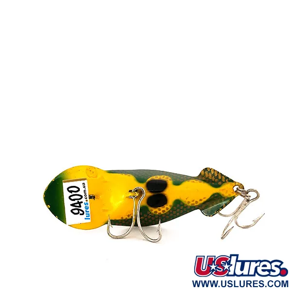 Buck Perry Spoonplug Ondulante, Frog, 10g, Vintage, #9400