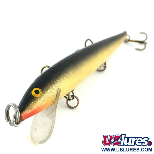 Rapala Original Floater F13 Minnow, G (Gold), 7g, Balsa, #9405