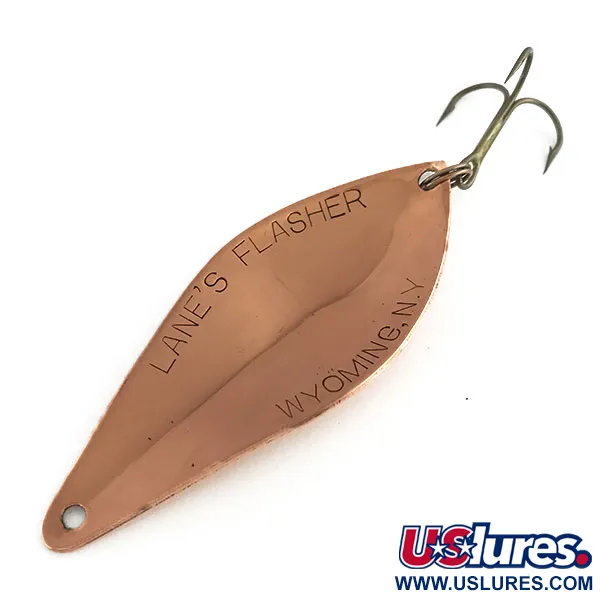 Lanes Tackle & Bait Lane's Flasher Ondulante, Rame, 14g, Finitura rame, #9418