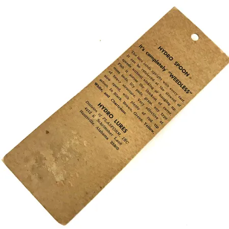 Hydro Lures Weedless Hydro Spoon Ondulante, Giallo/Nero, 17g, antialga, #9468