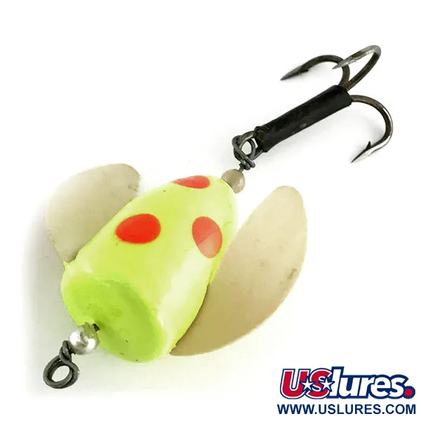 Esca Shur Strike Spin-n-Glo UV, Giallo / Rosso, 8g, UV-reattivo, #9477