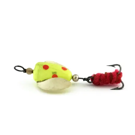 Esca Shur Strike Spin-n-Glo UV, Giallo/Rosso, 3.6g, UV-reattiva, #9479