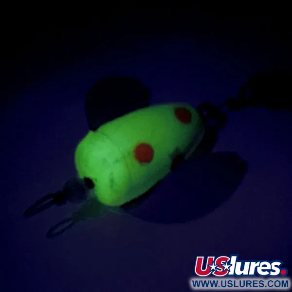 Esca Shur Strike Spin-n-Glo UV, Giallo/Rosso, 3.6g, UV-reattiva, #9479