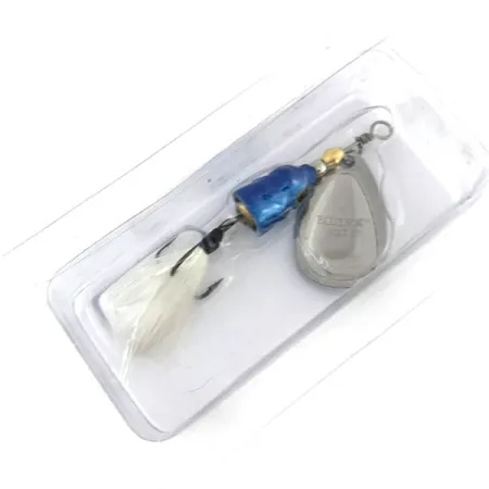 Blue Fox Vibrax Shallow Cucchiaino, Rainbow Blue, 8g, Poco Fondo, #9497