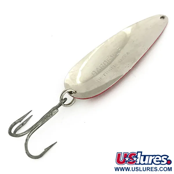 Eppinger Dardevle Ondulante, Rosso/Bianco, 28g, Testa Diavolo, #9499